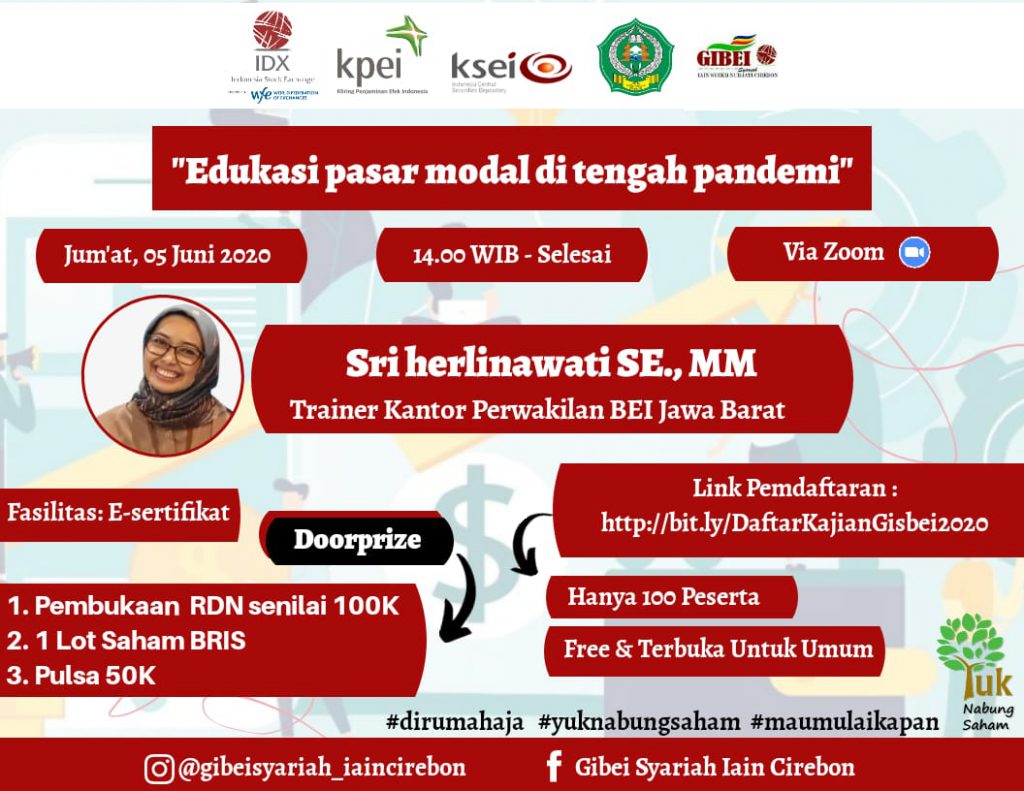 WEBINAR EDUKASI PASAR MODAL DI TENGAH PANDEMI
