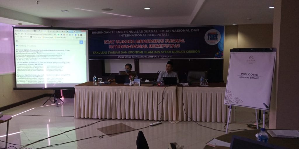 BIMBINGAN TEKNIS PENULISAN JURNAL ILMIAH NASIONAL DAN INTERNASIONAL BEREPUTASI
