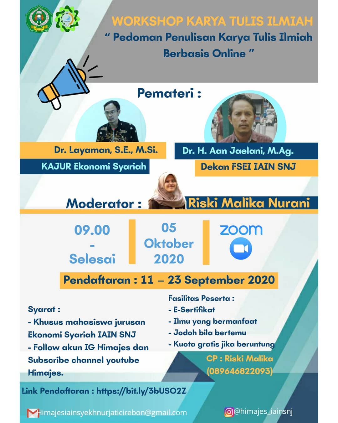 WORKSHOP KARYA TULIS ILMIAH MAHASIWA