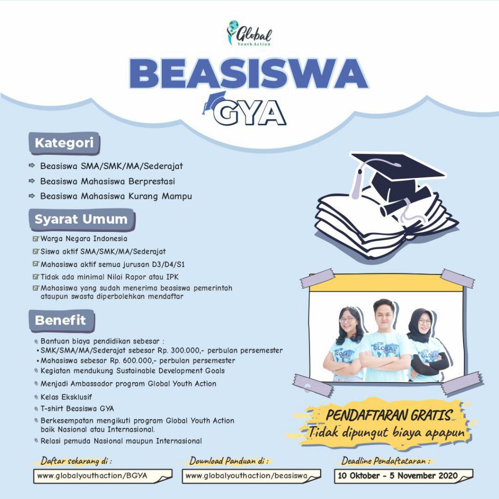 BEASISWA GLOBAL YOUTH ACTION (GYA)