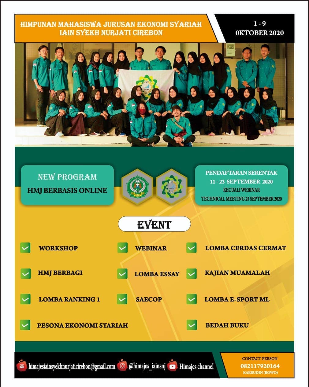 NEW PROGRAM HIMPUNAN MAHASISWA JURUSAN EKONOMI SYARIAH (HIMAJES)
