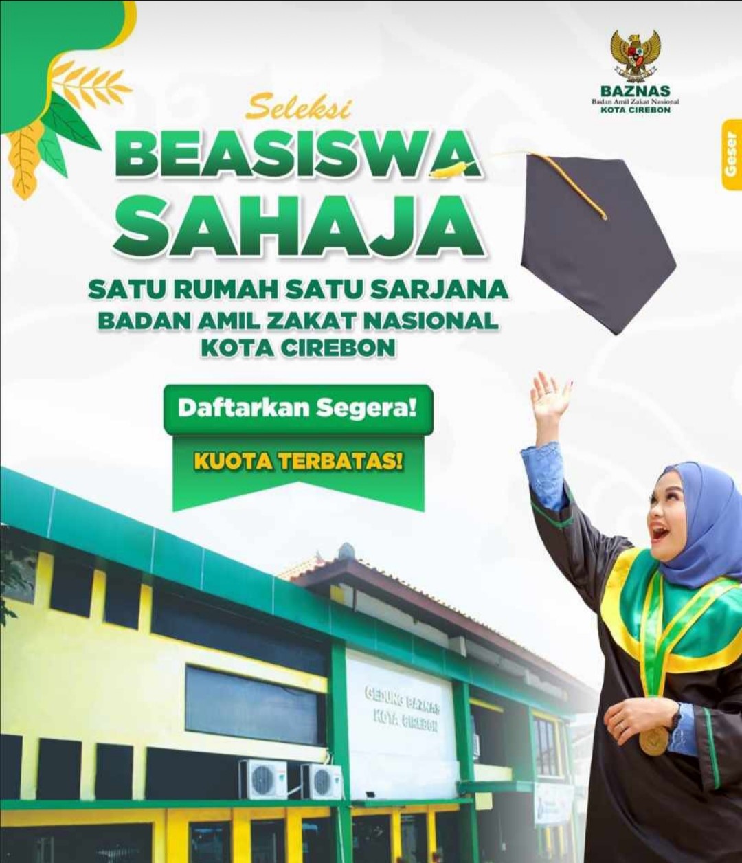 Informasi Beasiswa Baznas Kota Cirebon Tahun 2022