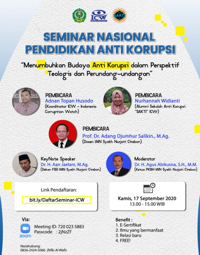 SEMINAR NASIONAL PENDIDIKAN ANTI KORUPSI