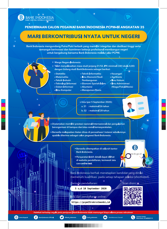 PENERIMAAN CALON PEGAWAI BANK INDONESIA (PCPM-BI)