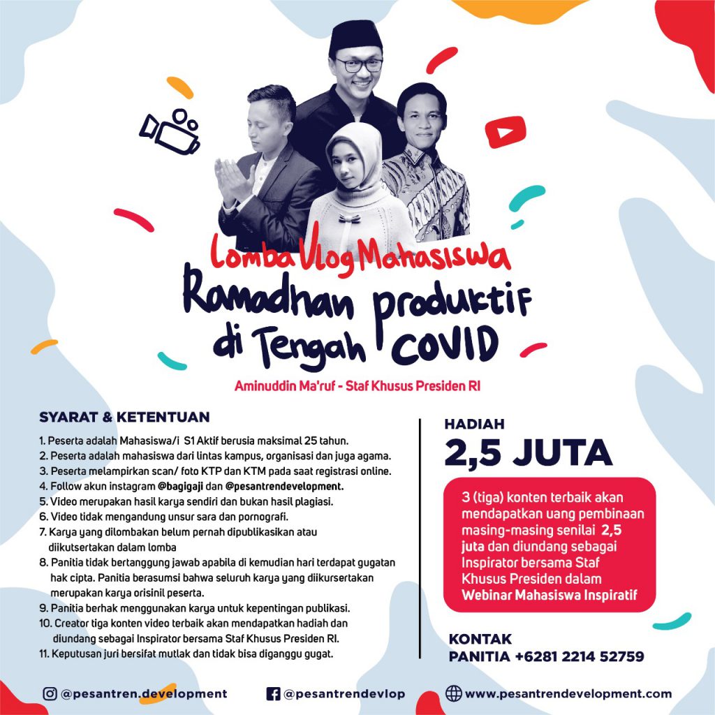 LOMBA VLOG MAHASISWA RAMADHAN PRODUKTIF DI TENGAH COVID