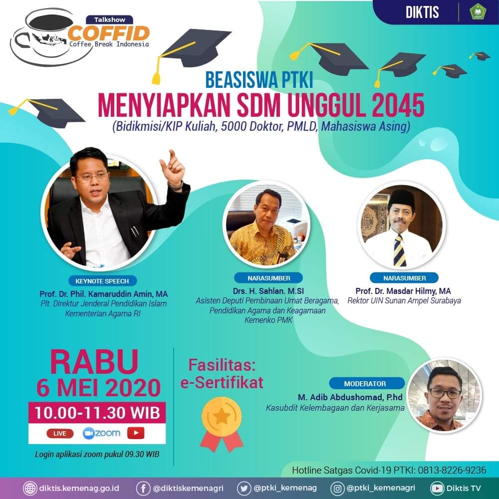 TALKSHOW DIKTIS : BEASISWA PTKI MENYIAPKAN SDM UNGGUL 2045